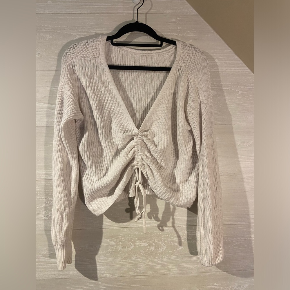 Cute White HOLLISTER sweater!!!
